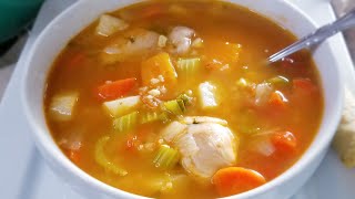 How to make CALDO DE POLLO CON ARROZ  MEXICAN STYLE CHICKEN SOUP WITH RICE ❤ [upl. by Ealasaid]