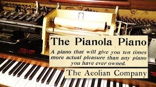 1960s Aeolian Pianola Player Piano Demonstration [upl. by Drallim657]