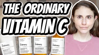 ALL THE ORDINARY VITAMIN C PRODUCTS Dermatologist Review  Dr Dray [upl. by Evadne]