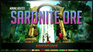 Saronite Ore How To Farm  World of Warcraft WOTLK Mining Route  Relic Of The Past [upl. by Aroc874]