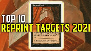 Top 10 Reprint Targets in 2021 for Commander MTG Finance January 2021 Cards to Sell Now [upl. by Etteragram421]