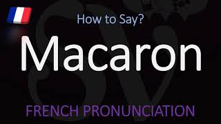 How do you pronounce Macaron CORRECTLY French Pronunciation [upl. by Ahsieka]