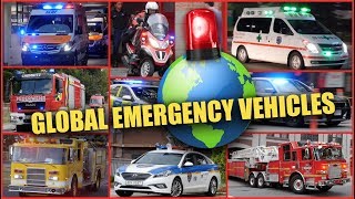 BEST OF  Emergency Vehicles Around The World [upl. by Aetnahc]