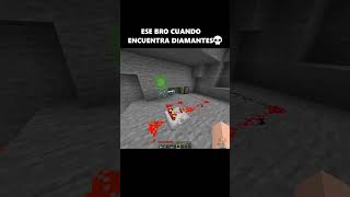 POV ESE BRO CUANDO ENCUETRA DIAMANTES Fandub Español Rob2Sky en Español shorts humor minecraft [upl. by Krahmer648]