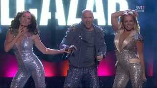 Alcazar  Blame It On The Disco Live  Melodifestivalen 2014 semi [upl. by Nitsua]