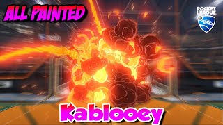 All Painted Kablooey Goal Explosions  Rocket League Showcase [upl. by Cannell]