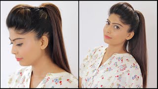 Perfect Ponytail Hairstyle  Easy Ponytail  Rinkal Soni [upl. by Yoshiko]