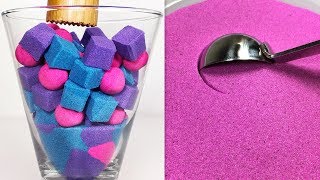 Very Satisfying and Relaxing Compilation 148 Kinetic Sand ASMR [upl. by Ahsenrat]