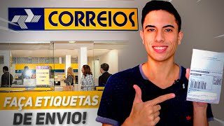 Como GERAR ETIQUETAS DE ENVIO dos CORREIOS [upl. by Nassah]