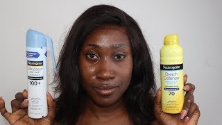 Neutrogena Ultra Sheer vs Neutrogena Beach Defense Sunscreen [upl. by Eissej335]