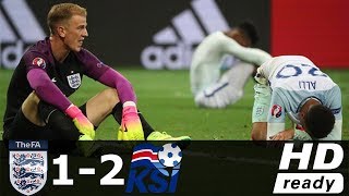 England vs Iceland 1 2 All Goals amp Highlights Elimination EURO 2016 HD YouTube [upl. by Novyert]