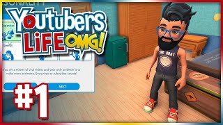 Youtubers Life in 2021  Lets Play Youtubers Life OMG  Ep 1 [upl. by Jonathon]