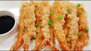 SHRIMP TEMPURA RECIPE  HOW TO COOK TEMPURA SHRIMP  QUICK amp EASY RECIPE [upl. by Eidnam]