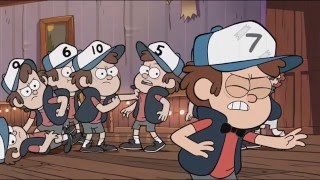 Gravity Falls  Momentos y gritos de Dipper Pines [upl. by Ellimac]