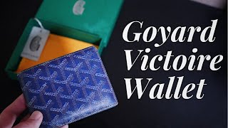 Goyard Victoire Bifold Wallet Review amp Unboxing [upl. by Eatnod166]