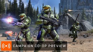 Halo Infinite  Campaign Network CoOp Flight Preview [upl. by Sidalg]