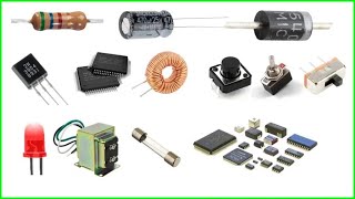 Basic Electronic Components and their Function  Electronic Components Parts Function [upl. by Naibaf144]