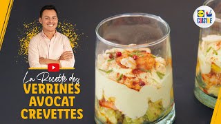 Verrines avocat crevettes  Lidl Cuisine [upl. by Itch]