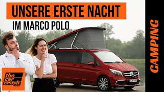 MercedesBenz Marco Polo 2021 SO war UNSERE erste NACHT im VKlasse CampingVan 😴🏕 Test  300d [upl. by Aihsinat495]