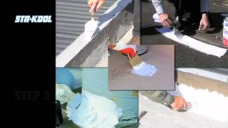 How To Apply an Elastomeric White Cool Roof Coating [upl. by Ruhnke]