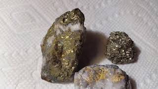 Gold vs Pyrite amp Chalcopyrite [upl. by Trueblood746]