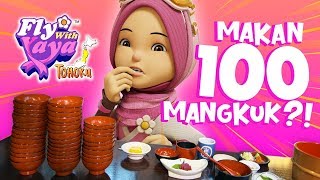 Fly With Yaya  Tohoku  YAYA MAKAN 100 MANGKUK ENGJP captions [upl. by Llenoj]