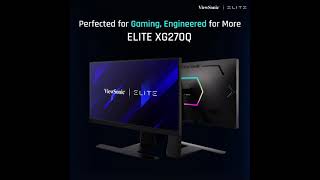 Gaming Monitor  ELITE XG270Q  ViewSonic [upl. by Fanchon]