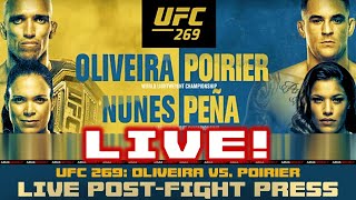 UFC 269 PRESS CONFERENCE Charles Oliveira vs Dustin Poirier  POSTFIGHT [upl. by Anton486]