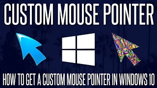 How to Get a Custom Mouse Pointer in Windows 10 USE ANY IMAGE [upl. by Worl]