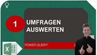 Umfragen auswerten mit Excel Power Query  Teil 1 I Excelpedia [upl. by Shaylynn]