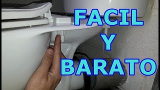 COMO CAMBIAR LA TAPA DEL VÁTER WC 🚽Paso a paso [upl. by Hobbs]