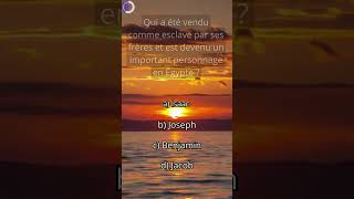 Quiz Biblique Passionnant  Testez Votre Connaissance de la Bible [upl. by Vinny]