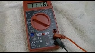 Harbor Freight  CenTech 7 Function Digital Multimeter Review [upl. by Moore]