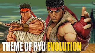 Evolution of Ryus Theme from Street Fighter 2  1992  2021 [upl. by Ainomar]