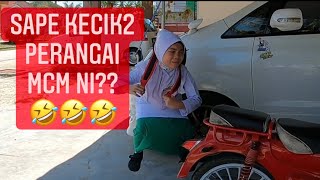 Ini lawak 🤣 gelagat hari pertama kakak yasmin sekolah agama sekolah petang [upl. by Yeltrab]