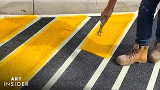 How Road Signs Are Professionally Painted [upl. by Rhodia]