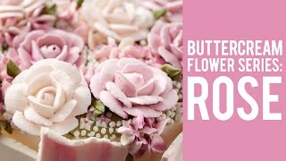 How to Make a Buttercream Rose [upl. by Aiym]