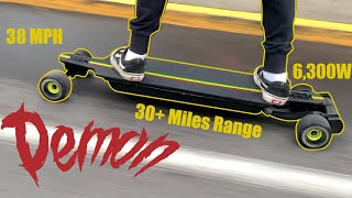 How to Build an Electric Skateboard NEW 38MPH30 Miles Range [upl. by Eeroc]