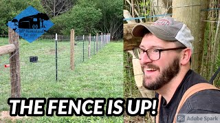 Stretch Woven Wire Fence by Yourself – Tips amp Tricks [upl. by Ariak]