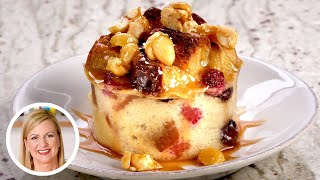 Professional Baker Teaches You How To Make BREAD PUDDING [upl. by Elleinet]