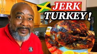 How to make JERK TURKEY  Oven Style Deddys Kitchen [upl. by Avilo]