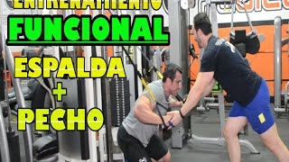 Entrenamiento FUNCIONAL Pecho y Espalda parte 2 [upl. by Gereron]