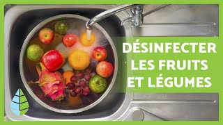 Comment DÉSINFECTER LES FRUITS et LÉGUMES naturellement💧🍎🥬 [upl. by Kreda]