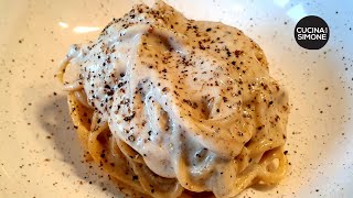 Spaghetti Cacio e Pepe  Con questa ricetta vi verranno sempre cremosi [upl. by Akinohs]