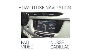 How To Use The Cadillac Navigation System [upl. by Eartha]