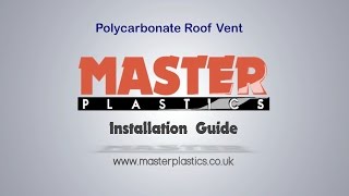 Polycarbonate Roof Vent Installation Guide [upl. by Hulbard539]