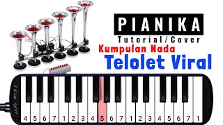 Tutorial Pianika Telolet Basuri Terpopuler [upl. by Derril]