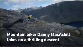 Watch mountain biker Danny MacAskills incredible ride in Scotland [upl. by Yclehc253]