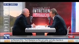 François Asselineau invité de JeanJacques Bourdin sur BFMTV et RMC [upl. by Hayidah234]