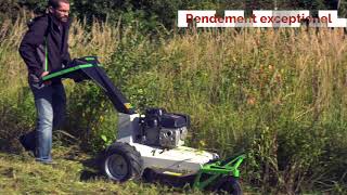 ETESIA  Nouvelle faucheusedébroussailleuse ATTILA 75 en action [upl. by Parry531]